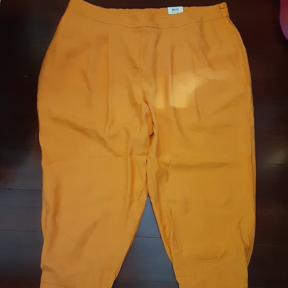 INC Concepts High Rise Tangerine Crush Jogger Pants - Picture 14 of 14
